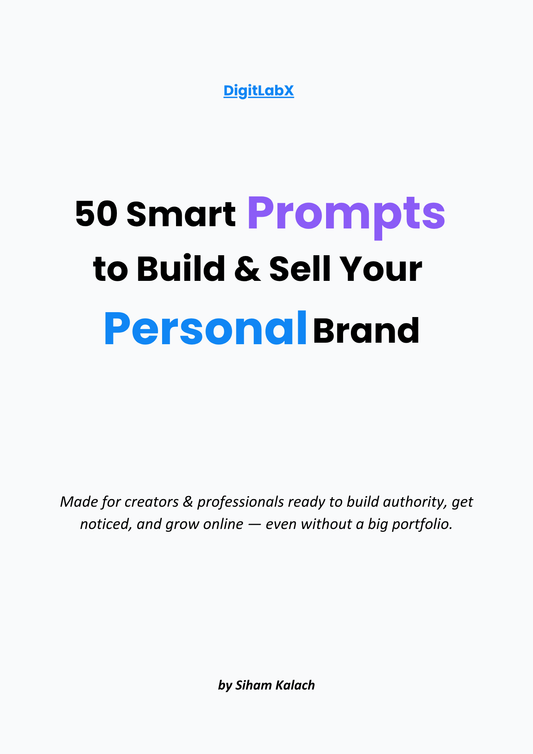 50 Powerful AI Prompts for Business, Creators, Ecommerce & Students – Build Your Online Presence Fast